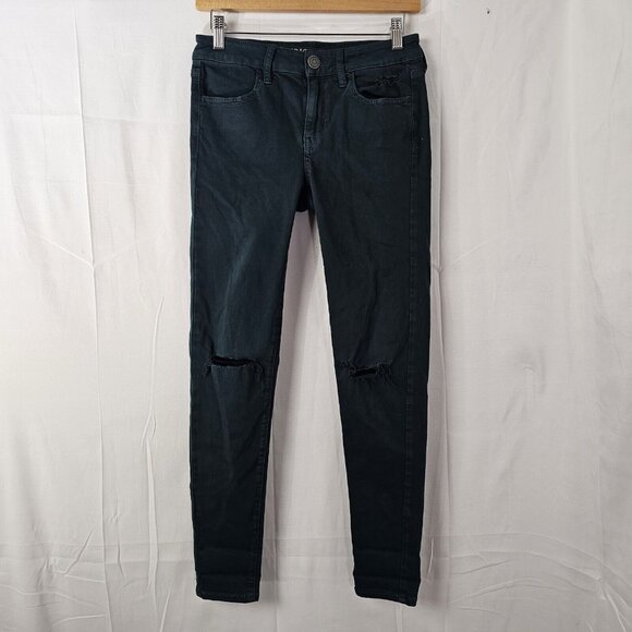 American Eagle Outfitters Denim - American Eagle Jegging Jeans Womens Size 4 Green Ne(x)t Level Stretch Hi Rise